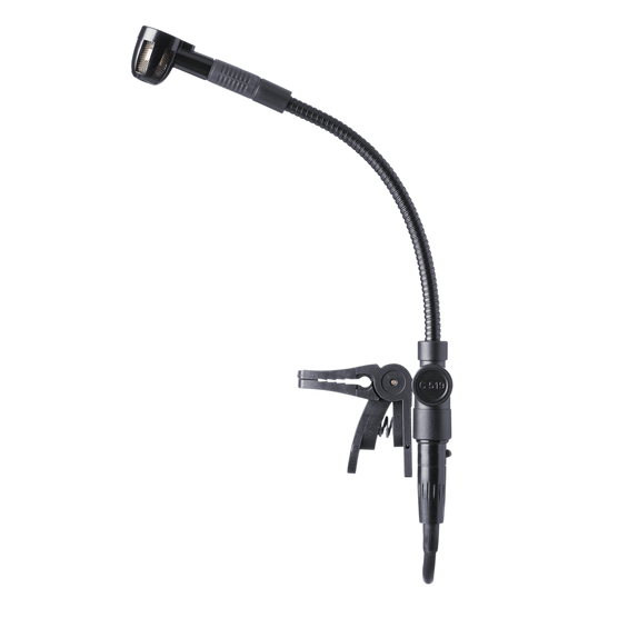 C519 M CLIP-ON MIC WITH MINIATURE GOOSENECK FOR WIND INSTRUMENTS FOR HARDWIRE APPLICATIONS, WITH STANDARD